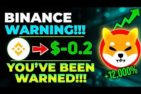 SHIBA INU COIN NEWS TODAY – IF YOU HOLD 1,000,000 SHIB YOU MUST WATCH THIS BEFORE ITS TOO..