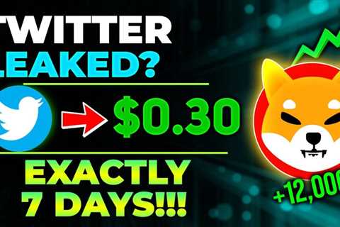 SHIBA INU COIN NEWS TODAY – TWITTER CEO CONFIRM SHIB WILL REACH $0.30 SOON! – SHIBA..