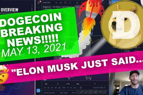 Dogecoin - "Elon Musk Just Tweeted...!" (Price Heading To $1.00 Right Now!!) - DogeCoin..