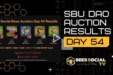 SBU DAO Auction Results From Day 54