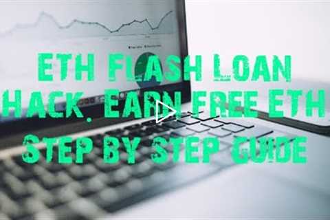 ETH Flash loan hack  Earn ETH  #ethereum #uniswap #crypto