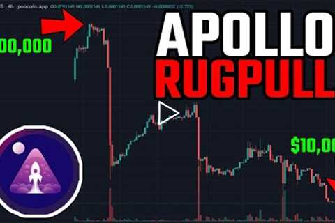 YOUTUBER RUGPULLS HIS OWN CRYPTO PROJECT! Apollo Rugpull....