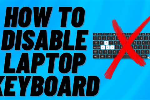How to Disable Laptop Keyboard [Tutorial] - Shiba Inu Market News