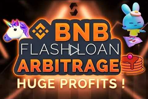 Earn crypto with BNB BSC using AAVE Flash loans arbitrage!