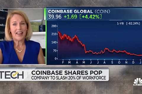 SVB MoffettNathanson''s Lisa Ellis on Coinbase: We assume the crypto market begins to recover in..