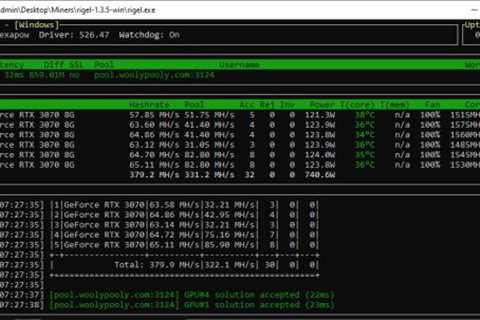 New Rigel 1.3.5 Nvidia GPU Miner With Further Improved NEXA Performance