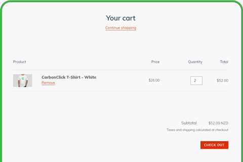 CarbonClick for Shopify – Installation instructions