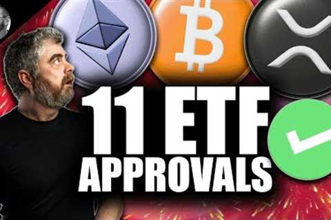 ‼️ URGENT BITCOIN ETF NEWS ‼️ ALL 11 BTC ETFS APPROVED - SEC CRYPTO Announcement THIS AFTERNOON