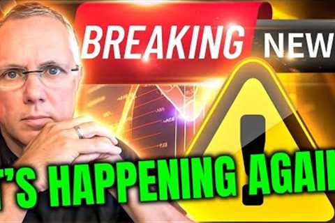 BREAKING CRYPTO NEWS! IT''S HAPPENING AGAIN!