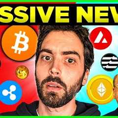 Top 10 Altcoins Ready to SKYROCKET - Massive Crypto News Today!