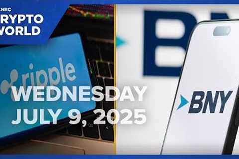 XRP rises after Ripple selects BNY Mellon as custodian of firm''s new stablecoin: CNBC Crypto World