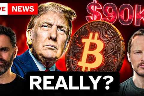 Bitcoin to $90k, Tariff CRASH, Clarity Act, Death of Altcoins & More!