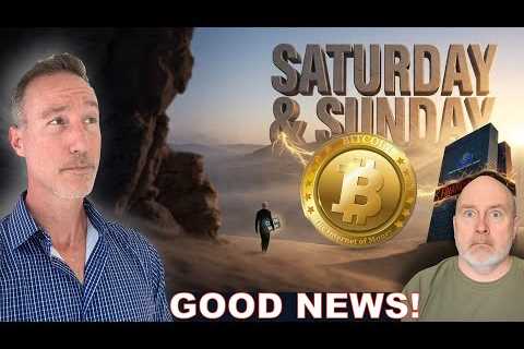 The Best Crypto News Happens on the Weekend.